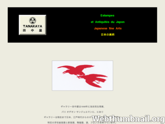 tanakaya.fr website preview