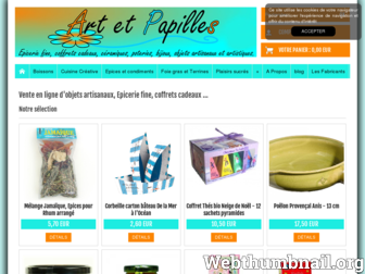 art-et-papilles.com website preview