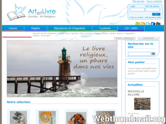 librairie-art-et-livre-religieux.fr website preview