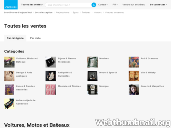 encheres.catawiki.eu website preview