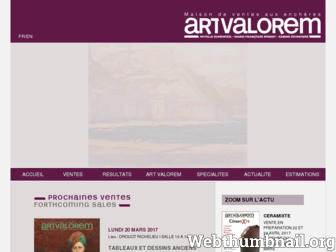 artvalorem.fr website preview