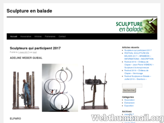 sculpture-balade.com website preview