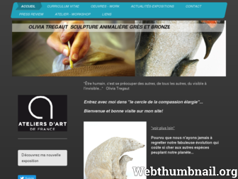 sculptureanimaliere.com website preview