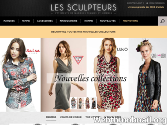 lessculpteurs.com website preview