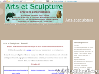 arts-et-sculpture.fr website preview