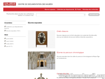 opac.lesartsdecoratifs.fr website preview