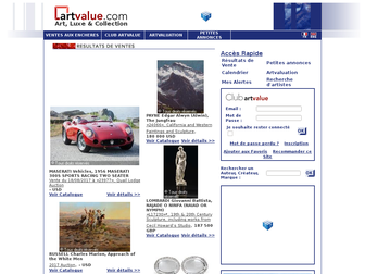 artvalue.fr website preview