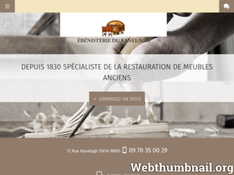 ebenisterie-ranelagh.fr website preview