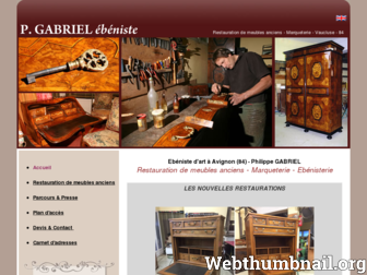 ebenisterie-restauration.com website preview