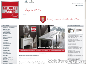 meubleslattes.fr website preview