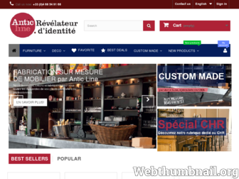 antic-line.com website preview