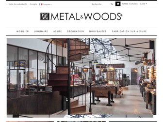 metalandwoods.com website preview