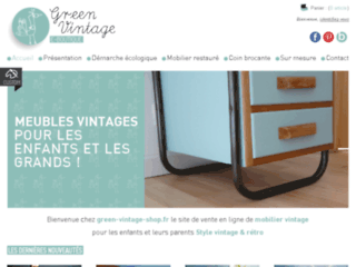 green-vintage-shop.fr website preview