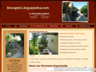 brocante-linguizzetta.com website preview