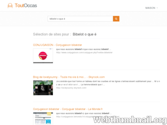 bibelot-o-que-e.toutoccas.fr website preview