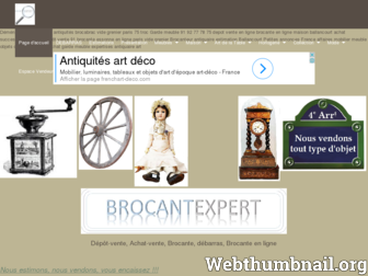 brocantexpert.com website preview