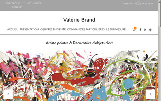 valeriebrand.com website preview