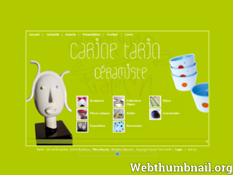 carinetarin-ceramique.com website preview