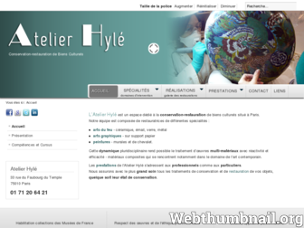 atelier-hyle.com website preview