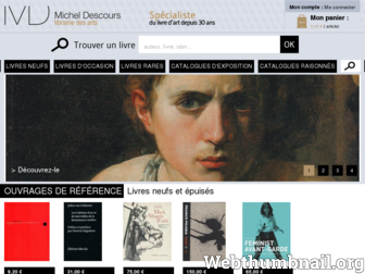 librairie-descours.com website preview