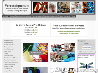 verrosaique.com website preview