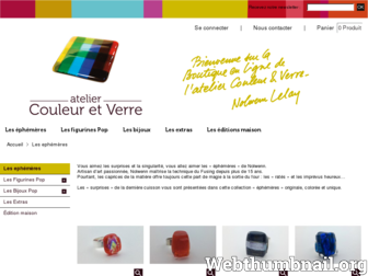 boutique.couleur-et-verre.com website preview