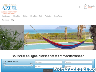 comptoirazur.fr website preview