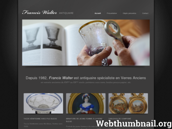 francis-walter.com website preview