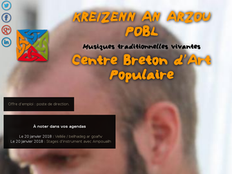 centrebreton.org website preview