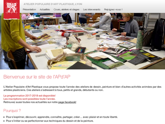 apdap-art-plastique.fr website preview