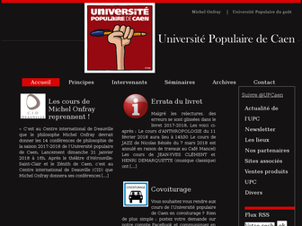 upc.michelonfray.fr website preview
