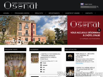 osenat.fr website preview