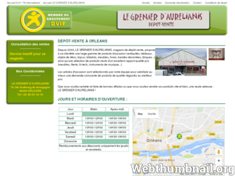 grenier-aurelianis.dvif.fr website preview