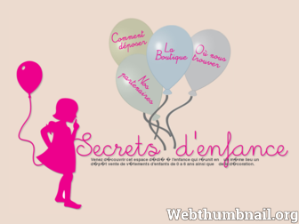 secretsdenfance.fr website preview