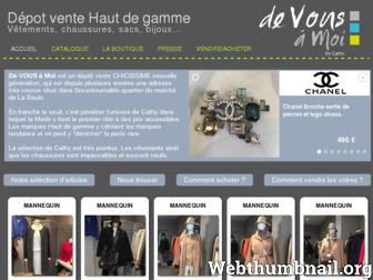 depot-vente-luxe.com website preview