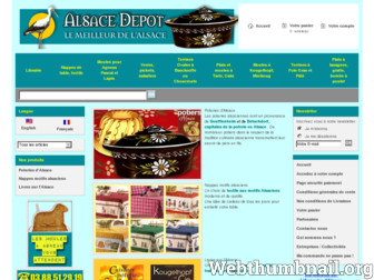 alsace-depot.fr website preview