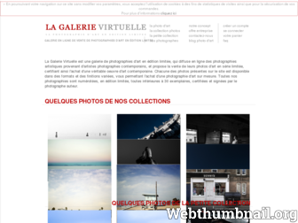 fr.lagalerievirtuelle.com website preview