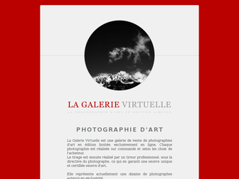 lagalerievirtuelle.net website preview