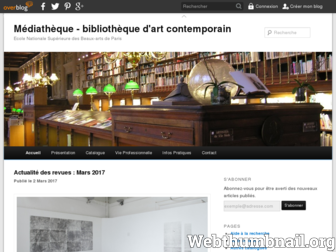 mediatheque-beauxartsparis.fr website preview