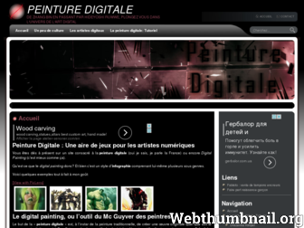 peinture-digitale.com website preview