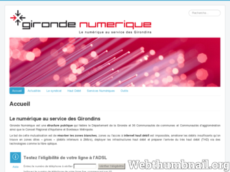 girondenumerique.fr website preview