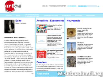 livresdart.fr website preview