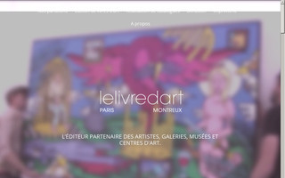 lelivredart.com website preview