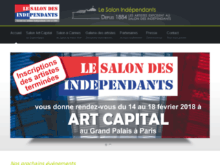 artistes-independants.fr website preview