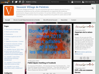 vouvantvillagedepeintres.com website preview