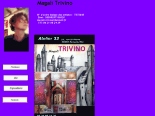 artiste-magali-trivino.com website preview