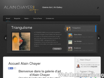 alainchayer-artgallery.com website preview
