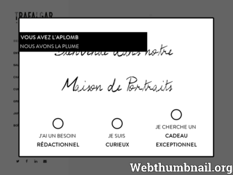 leportrait-trafalgar.com website preview