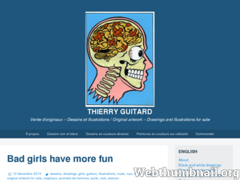 thierryguitard.wordpress.com website preview