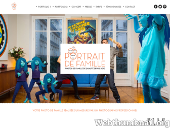 portraitdefamille.com website preview